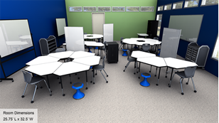 Collaborative Classroom Tables - Elementary (Option B)